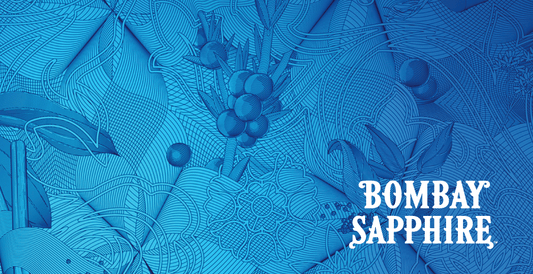 Bombay Blue Olive Print Towel