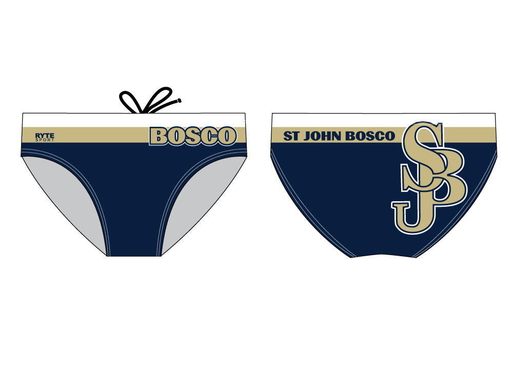 St. John Bosco High School 2019 Swim Team Custom Men's Swim Brief
