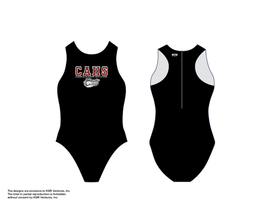 Classical Academy High School Water Polo 2019 Custom Women's Water Polo Suit - Personalized