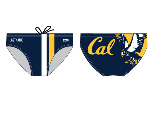 California High School Water Polo 2019 Custom Men's Water Polo Brief - Personalized