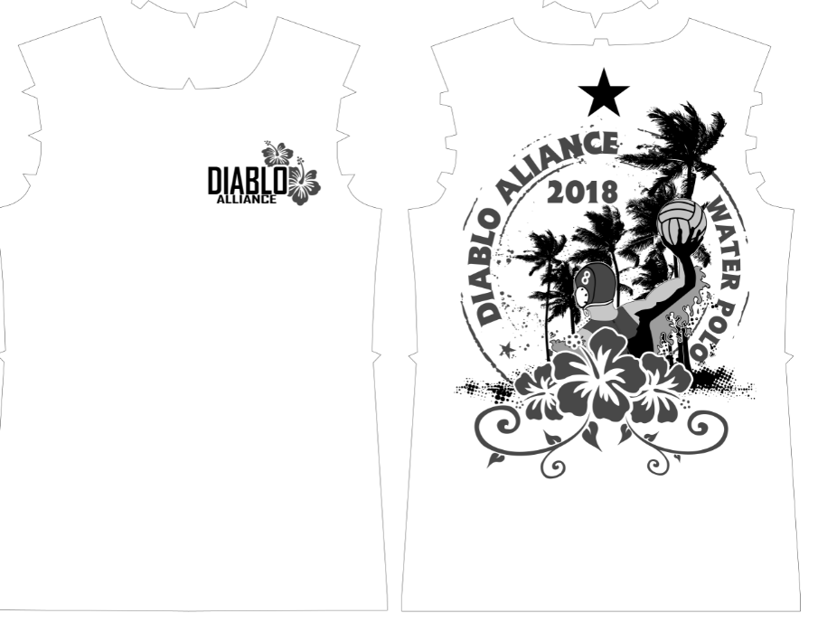 Diablo Alliance Hawaii Trip Custom Women's Boyfriend Fit T-Shirt
