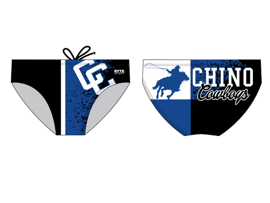 Chino High School Water Polo 2019 Custom Men's Water Polo Brief - Personalized