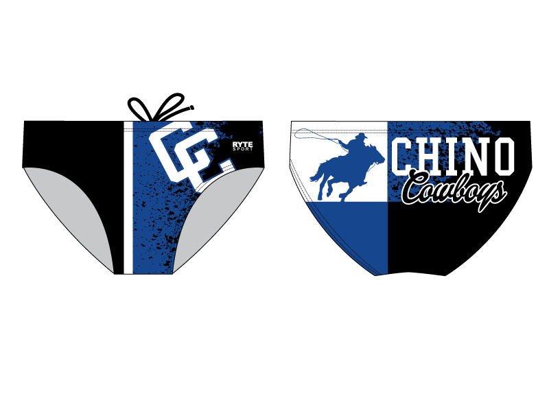 Chino High School Water Polo 2019 Custom Men's Water Polo Brief - Personalized