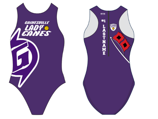 Gainesville High School 2020 Custom Women's Water Polo Suit
