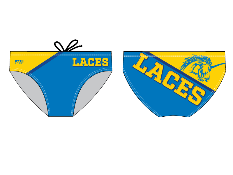 LACES High School Swim Team 2019 Custom Men's Swim Brief