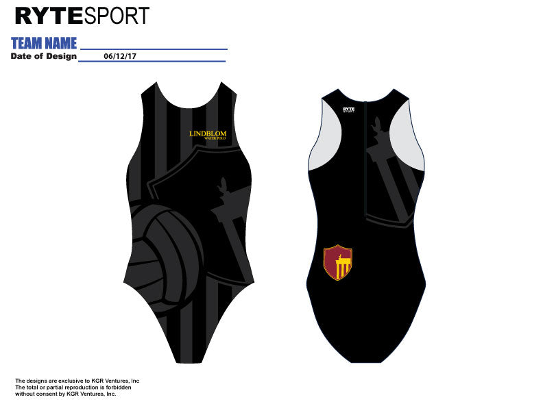 Lindblom Women's Water Polo Suit