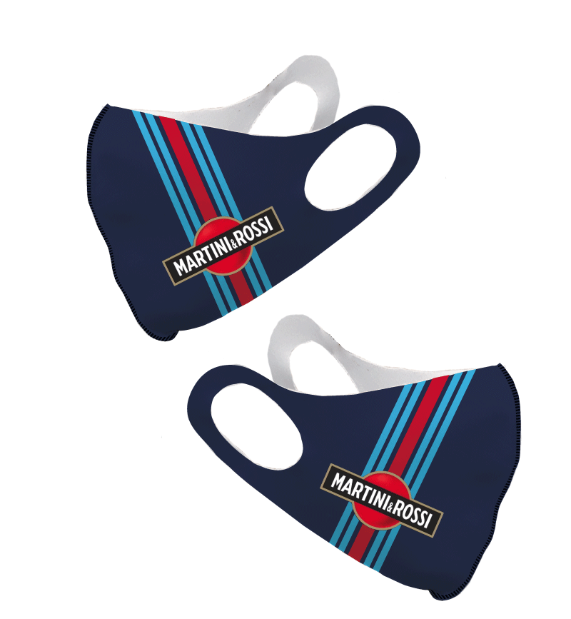 Martini & Rossi Small Stripe Olson Face Mask