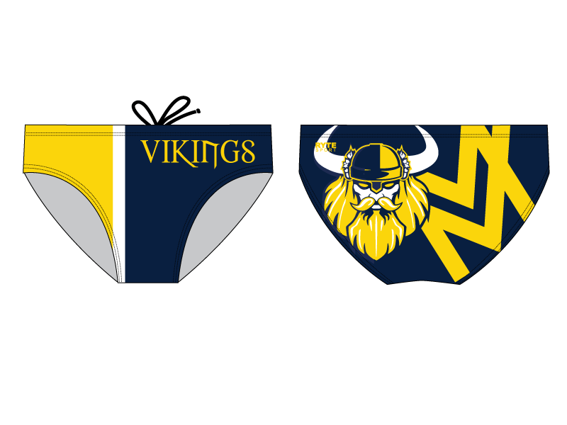 Moreno Valley High School Water Polo 2019 Custom Men's Water Polo Brief - Personalized