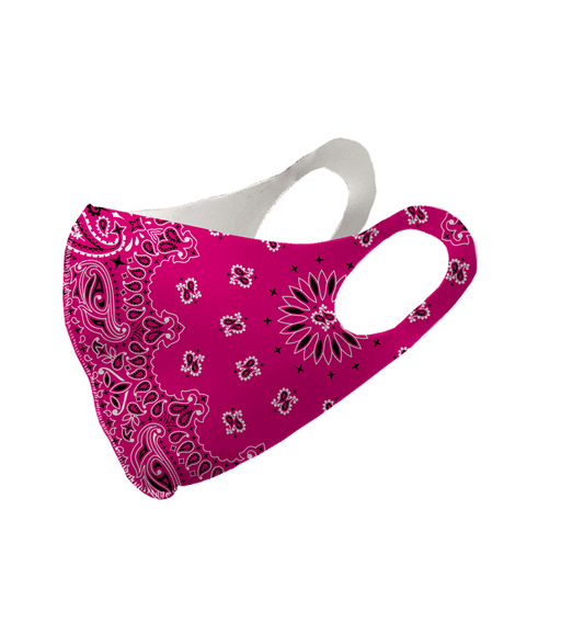 Pink Paisley Olson Face Mask