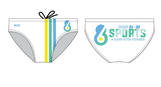 6-8 Sports Custom Men's Water Polo Brief