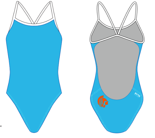 Boone High School 2020 Custom Women's Open Back Thin Strap Swim Suit