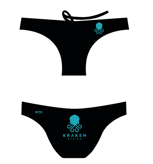 Kraken Racing Custom Black Bikini Bottom