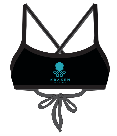 Kraken Racing Custom Black Bikini Top