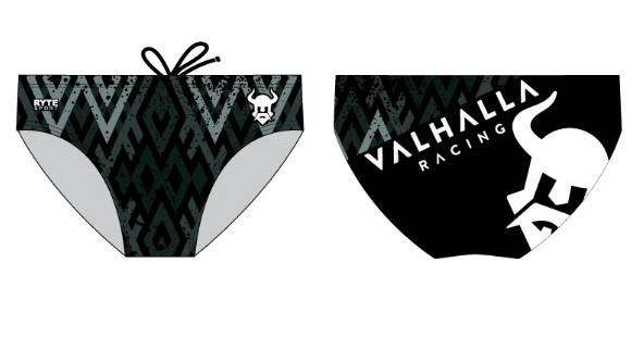 Valhalla Racing Custom Black Men's Swim Brief