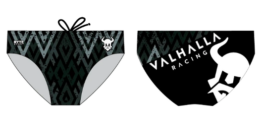 Valhalla Racing Custom Black Men's Swim Brief