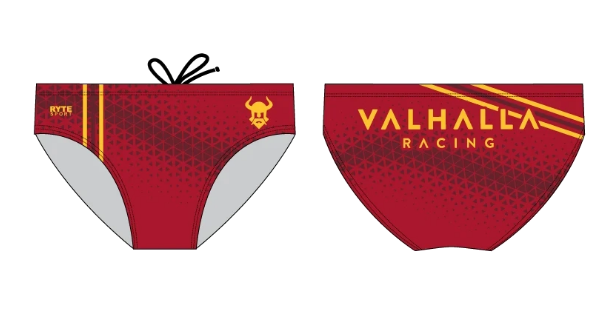 Valhalla Racing Custom Red Men's Swim Brief