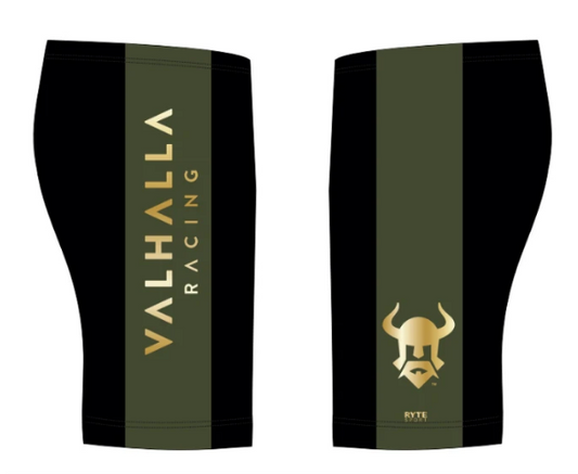 Valhalla Racing Custom Black & Gold Men's Jammer