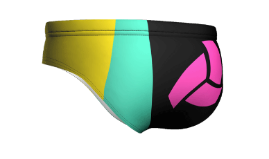 Azevedo Paneled Men's Water Polo Suit