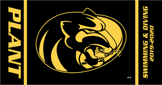 Plant High School Water Polo 2019 Custom Towel- Personalized