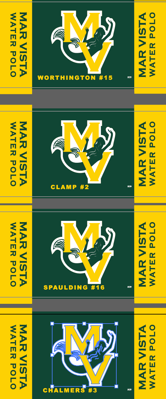 Mar Vista Senior Towels (4 Separate towels)