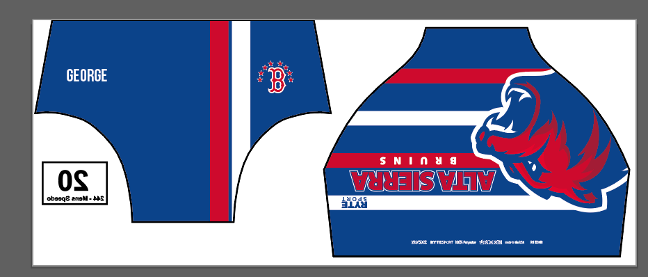 Alta Sierra Men's Swim Brief