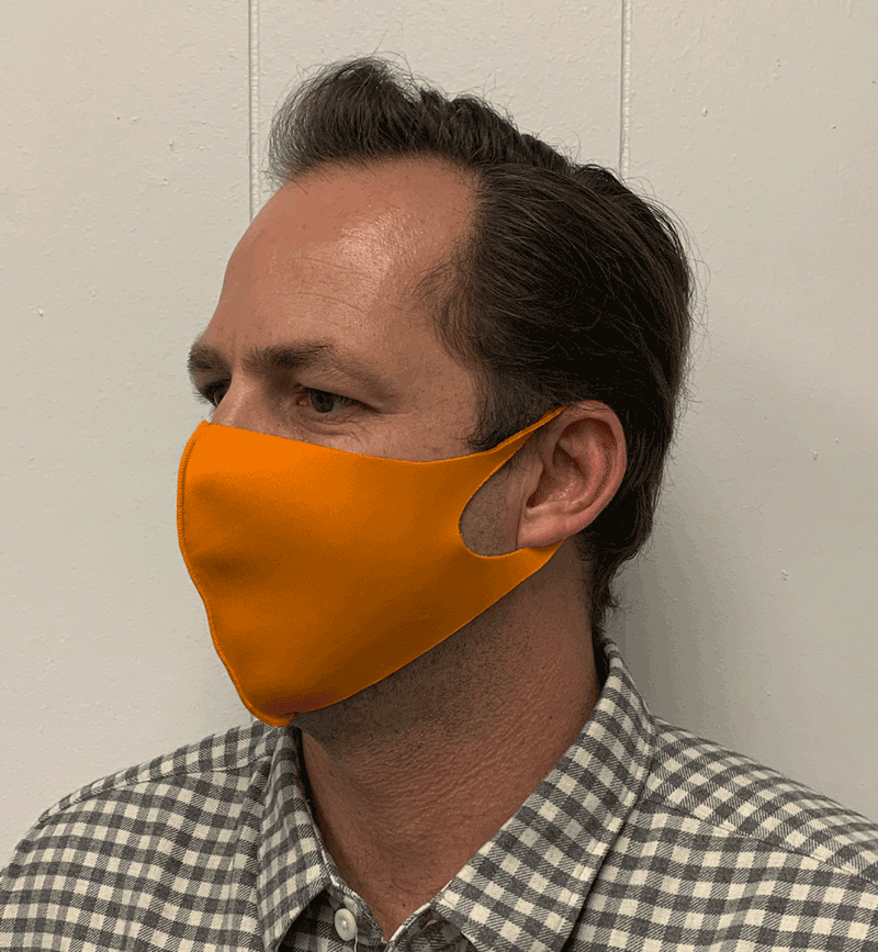 Orson Mask Solid Orange Olson Face Mask – Merch Farm Direct