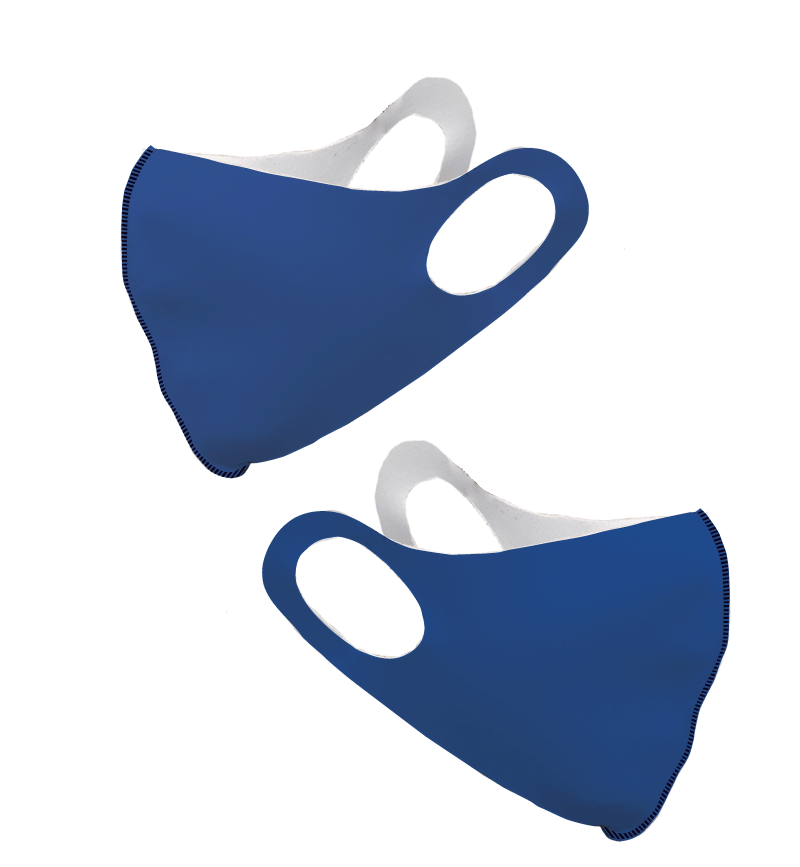Solid Royal Blue Olson Face Mask