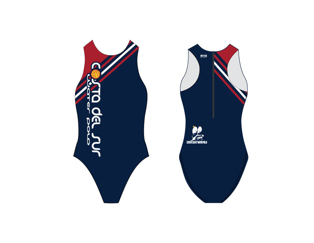 South Coast Costa Del Sur Water Polo Club Custom Women's Water Polo Suit