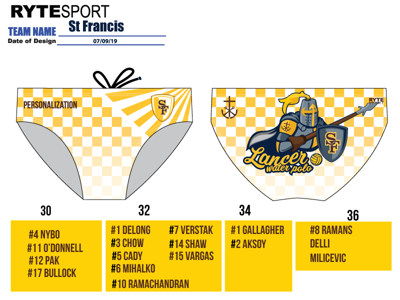 St Francis WP Varsity 2019