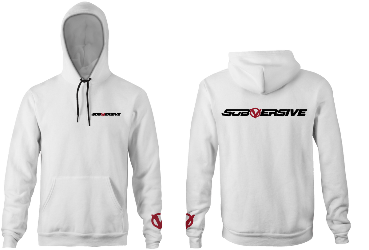 Subversive White Unisex Adult Hooded Sweatshirt – Merch Farm Direct