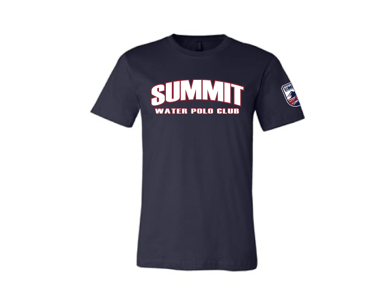 Summit Water Polo Tee Shirt Navy