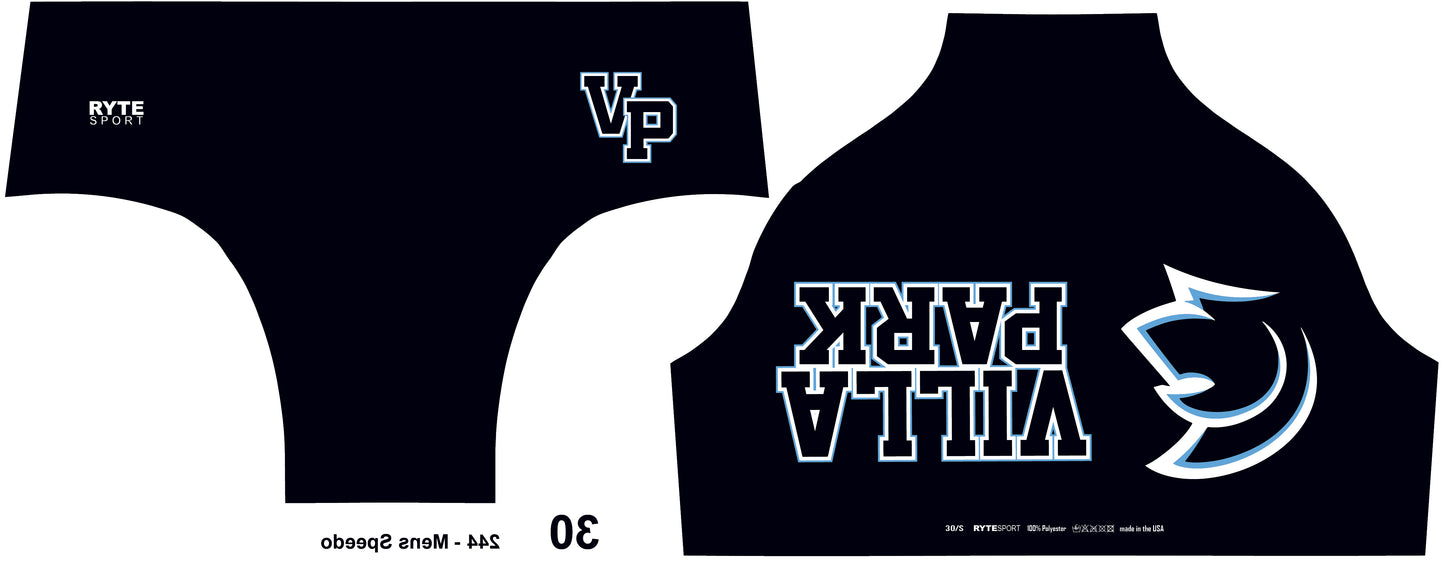 Villa Park High School 2019 Custom Men's Water Polo Brief