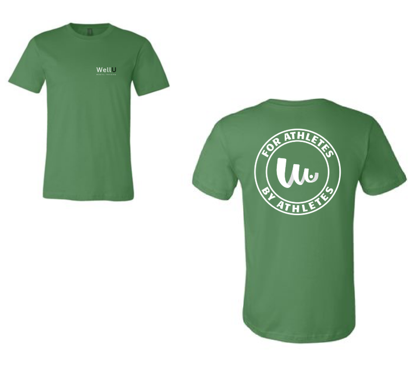 WellU Men's Leaf Green T-Shirt