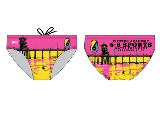 6-8 Sports Winter Academy Custom Men's Water Polo Brief