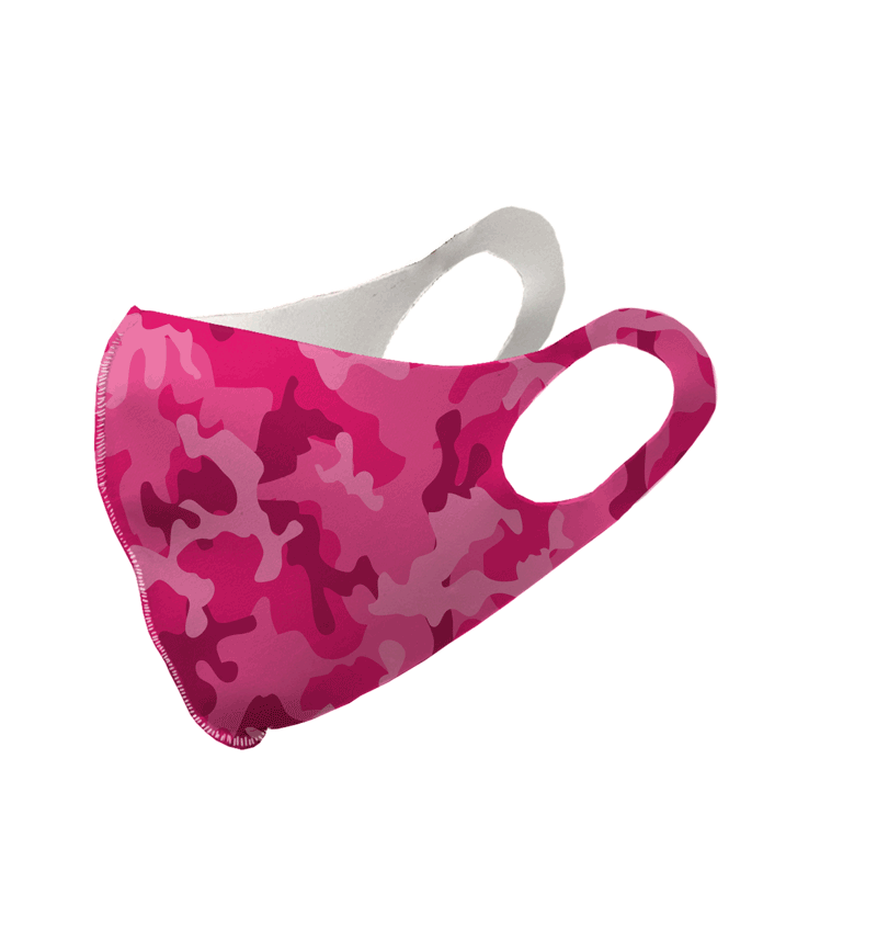 Pink Camouflage Olson Face Mask